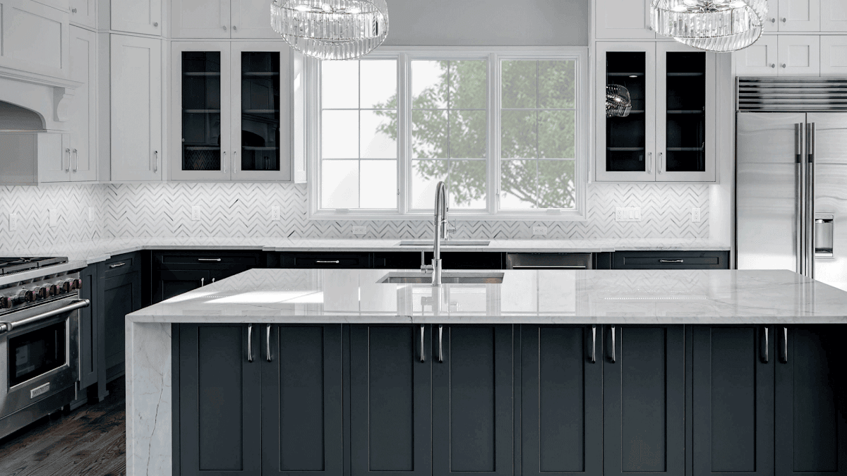 Modern Transitional Kitchen Remodel by 3D Building & Remodeling LLC project photo
